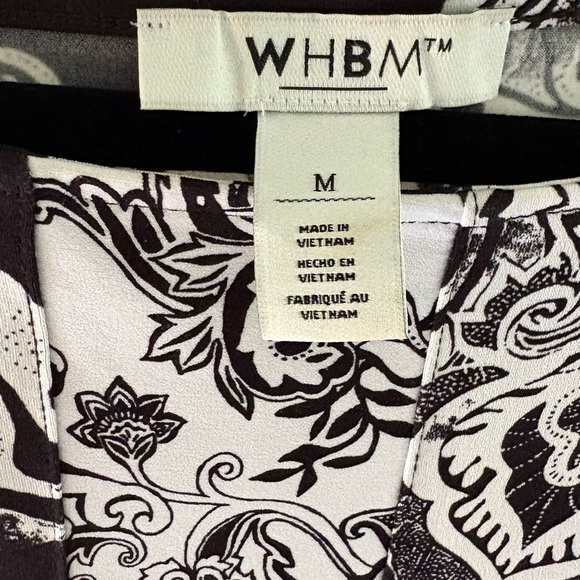 NWOT WHBM Border Trim Shift Dress - Picture 4 of 8